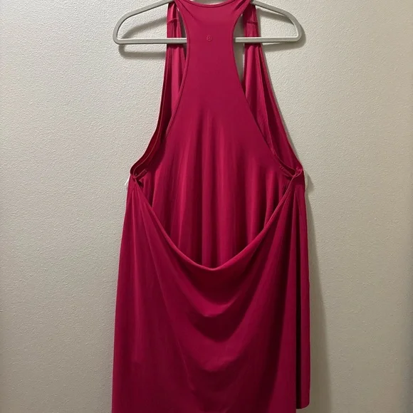Lululemon Rejuvenate Dress; Ruby Red Casual Wear. - Picture 7 of 10